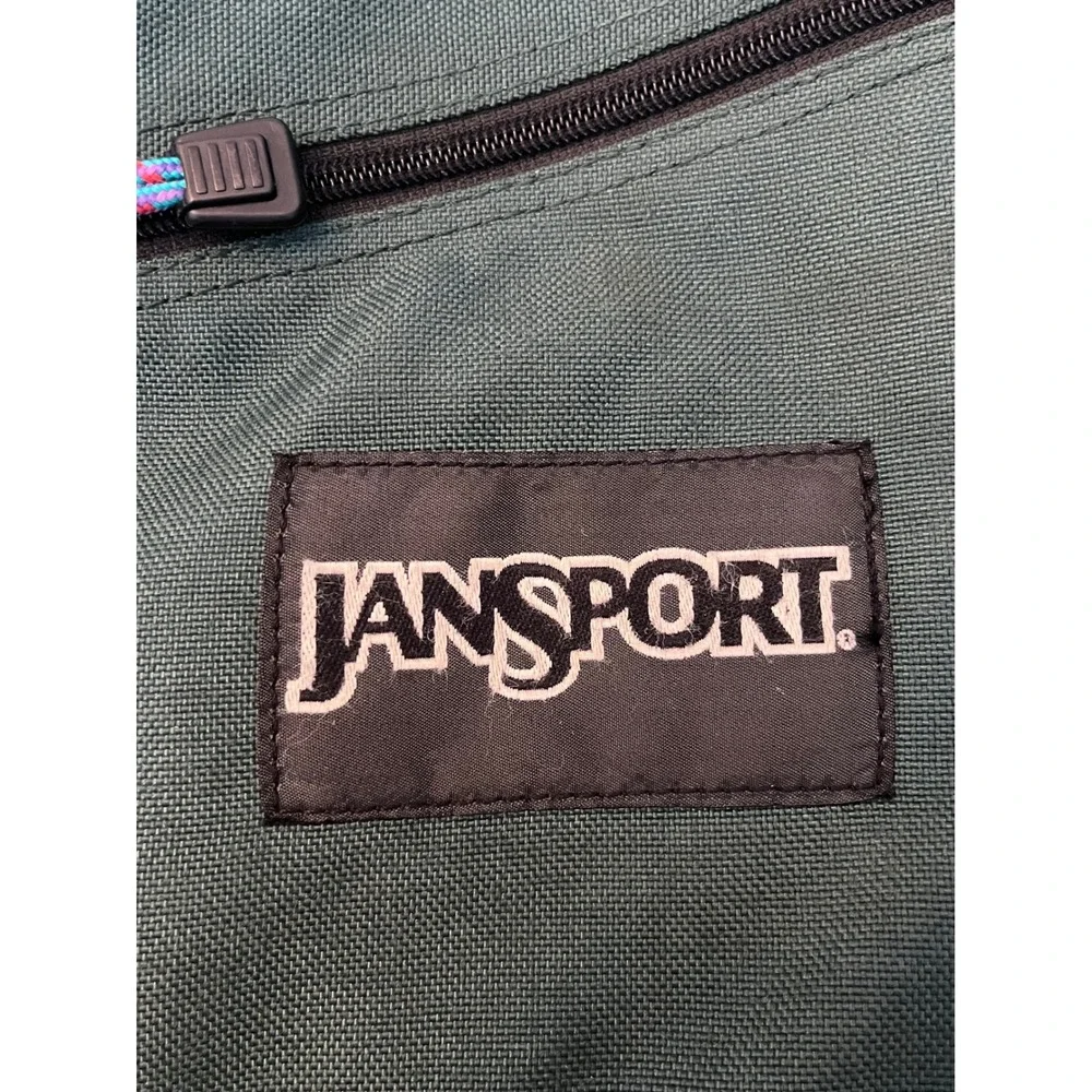 JanSport Vintage 90s Cargo Green Backpack Attachment One Size Gorpcore Retro Bag
